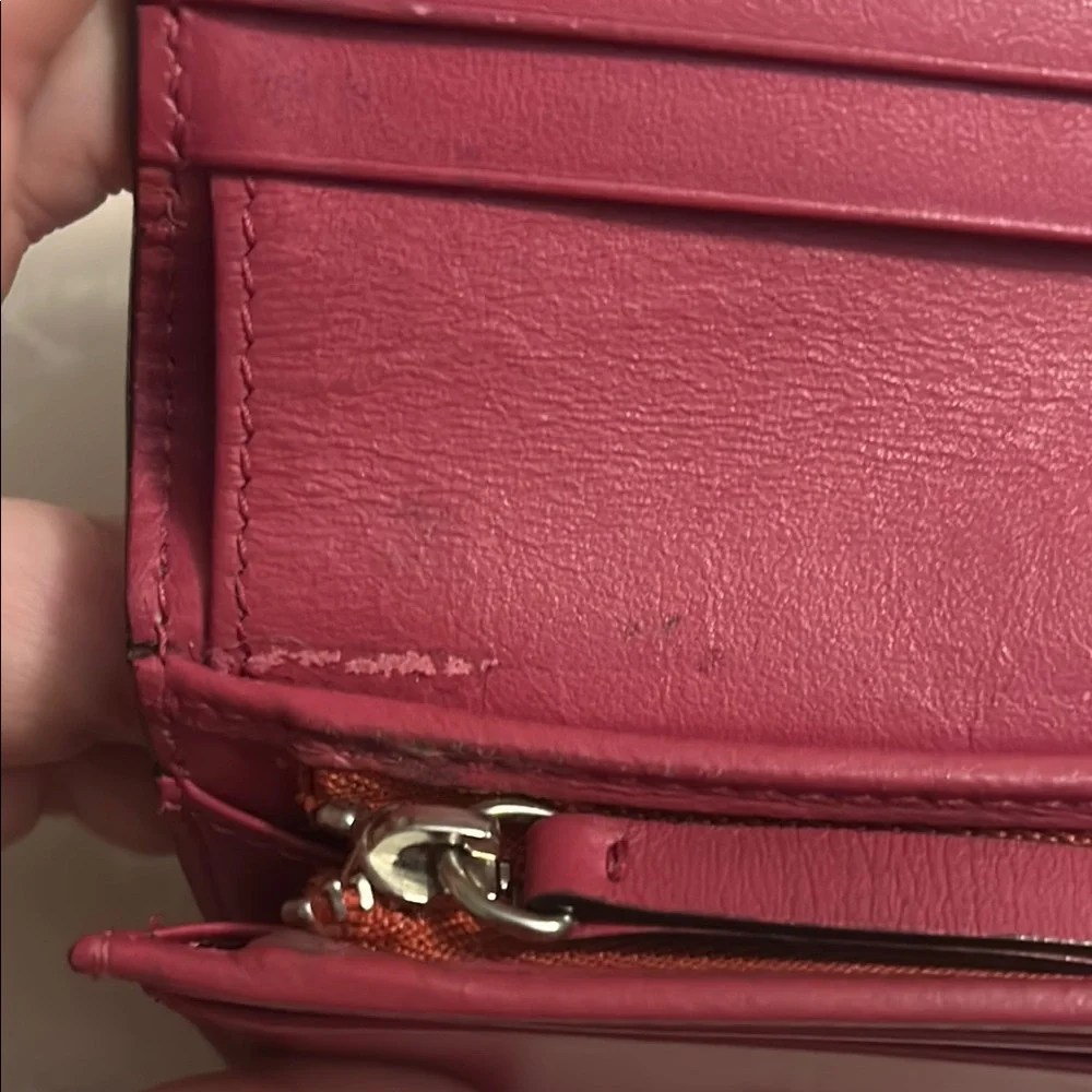 Jimmy Choo Pink Leather Wallet - Picture 6 of 11